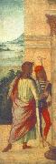 COSTA, Lorenzo Two Young Man at a Column (detail) dfg USA oil painting artist
